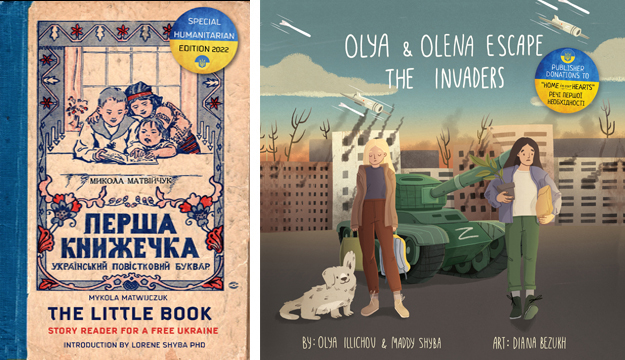 The Little Book and Olya & Olena Escape the Invaders
